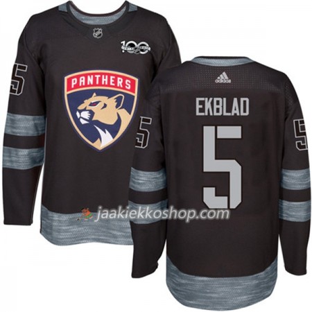 Miehille NHL Florida Panthers Pelipaita Aaron Ekblad 5 1917-2017 100th Anniversary Adidas Musta Authentic Miehille NHL Florida Panthers Pelipaita Aaron Ekblad 5 1917-2017 100th Anniversary Adidas Musta Authentic